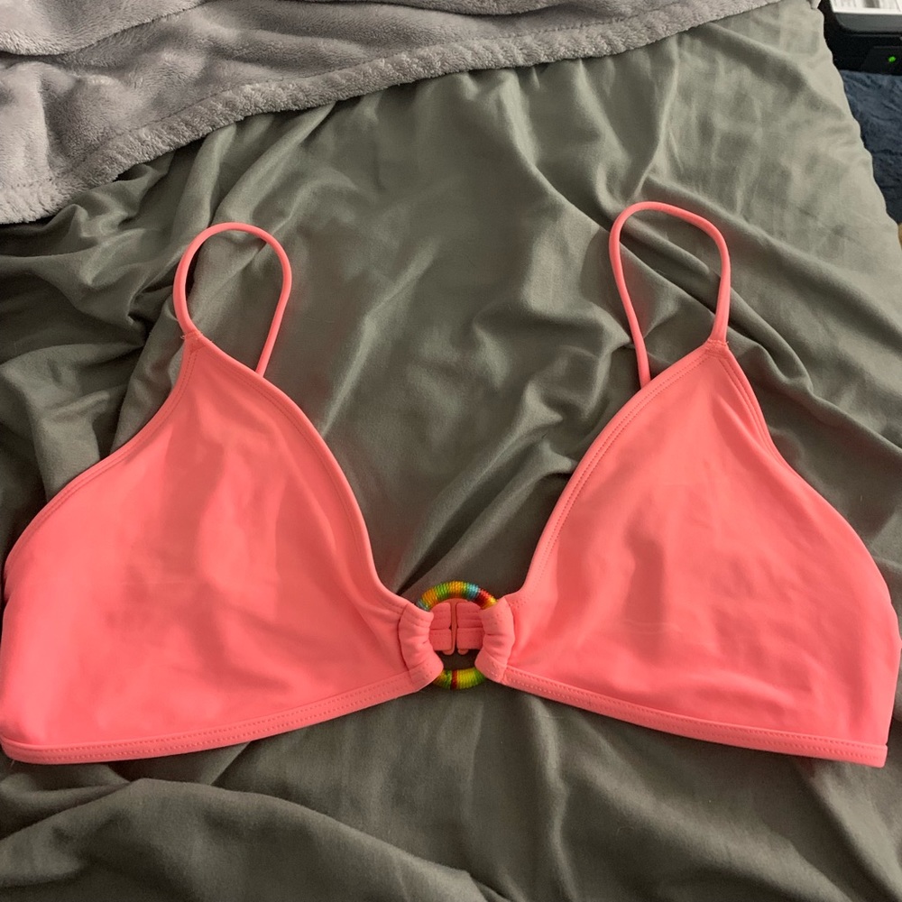 Coral swim top